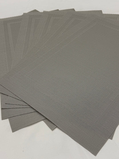 Grey Rectangle placemats x 7