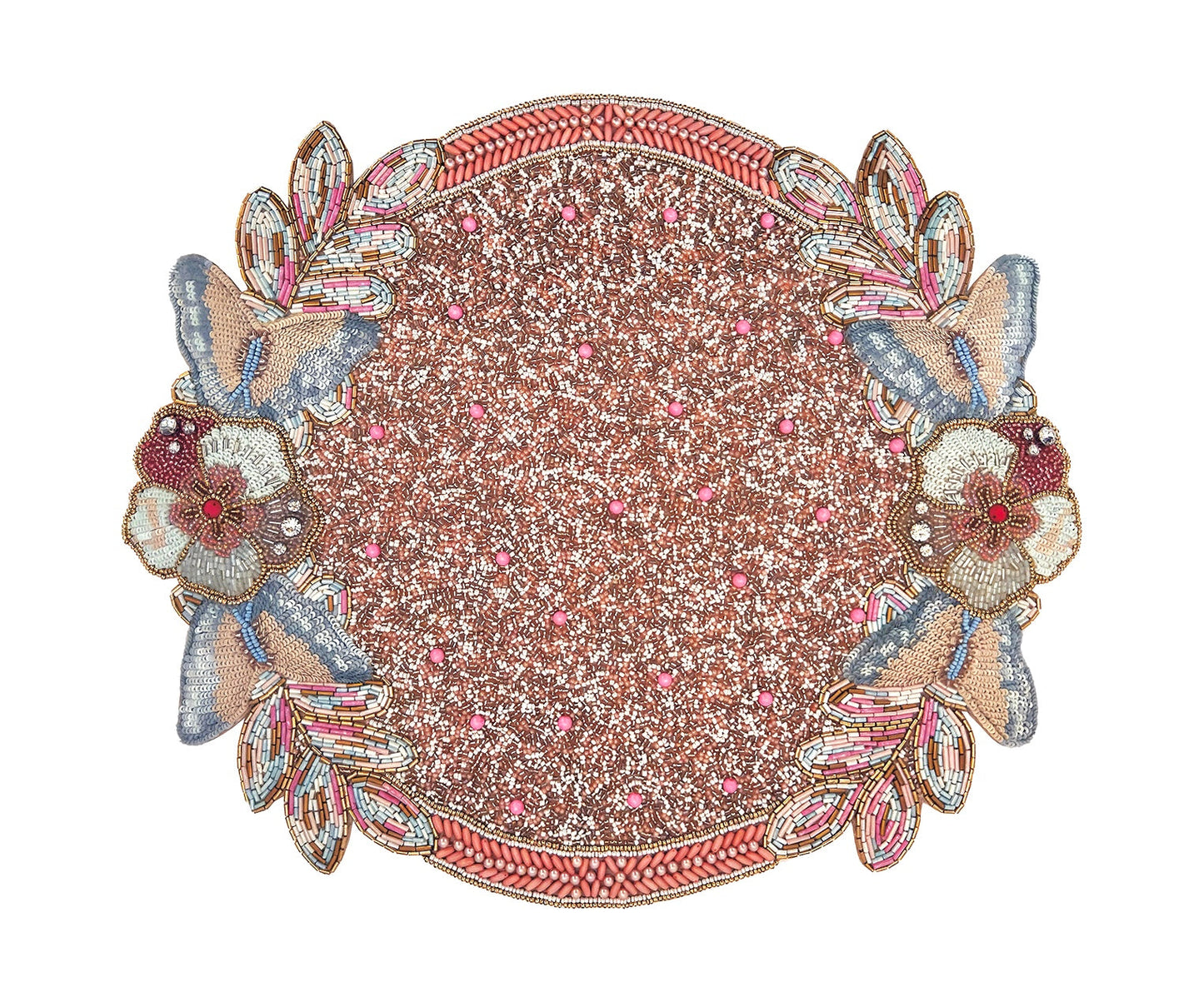 Sample Butterly Garden handmade beaded placemat. X 1