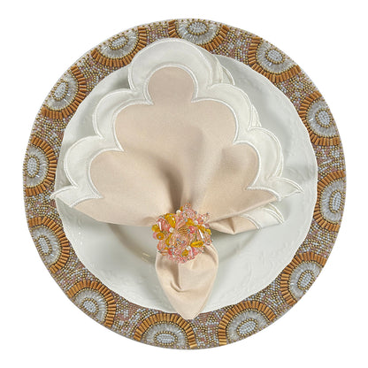 Sample Sunblush Beaded Placemat x 1