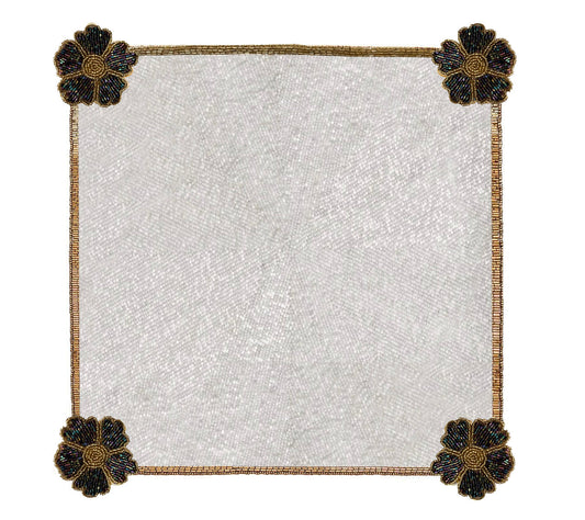 Sample Fleur-de-lis Beaded placemat x 1