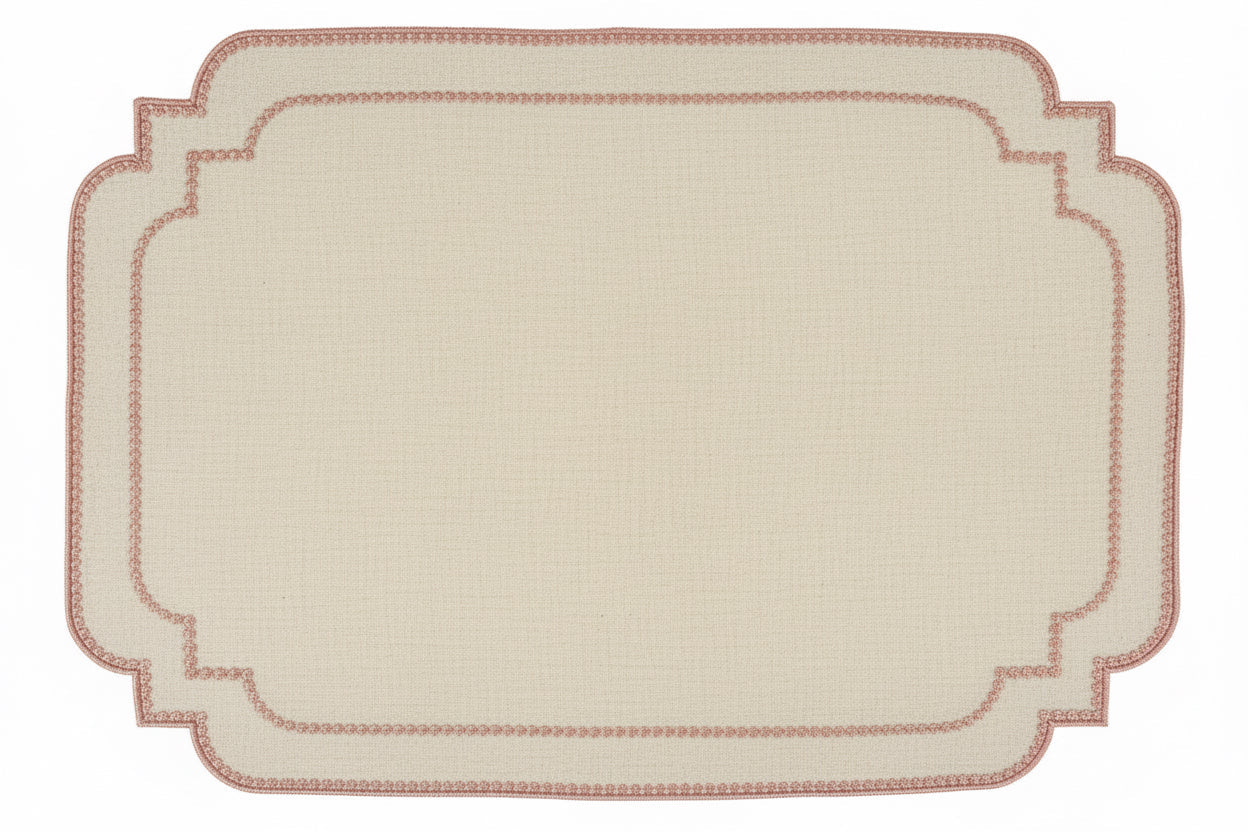 Sample Embroidered Stars placemat x 4