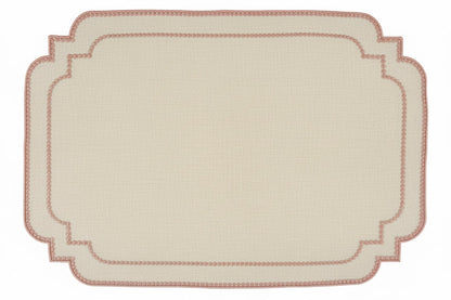 Sample Embroidered Stars placemat x 4