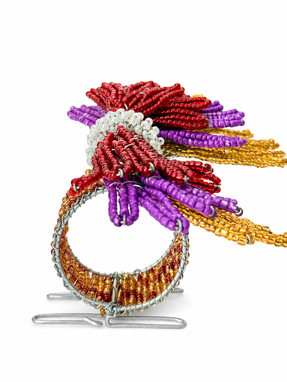 Beaded Bow Tie Napkin ring