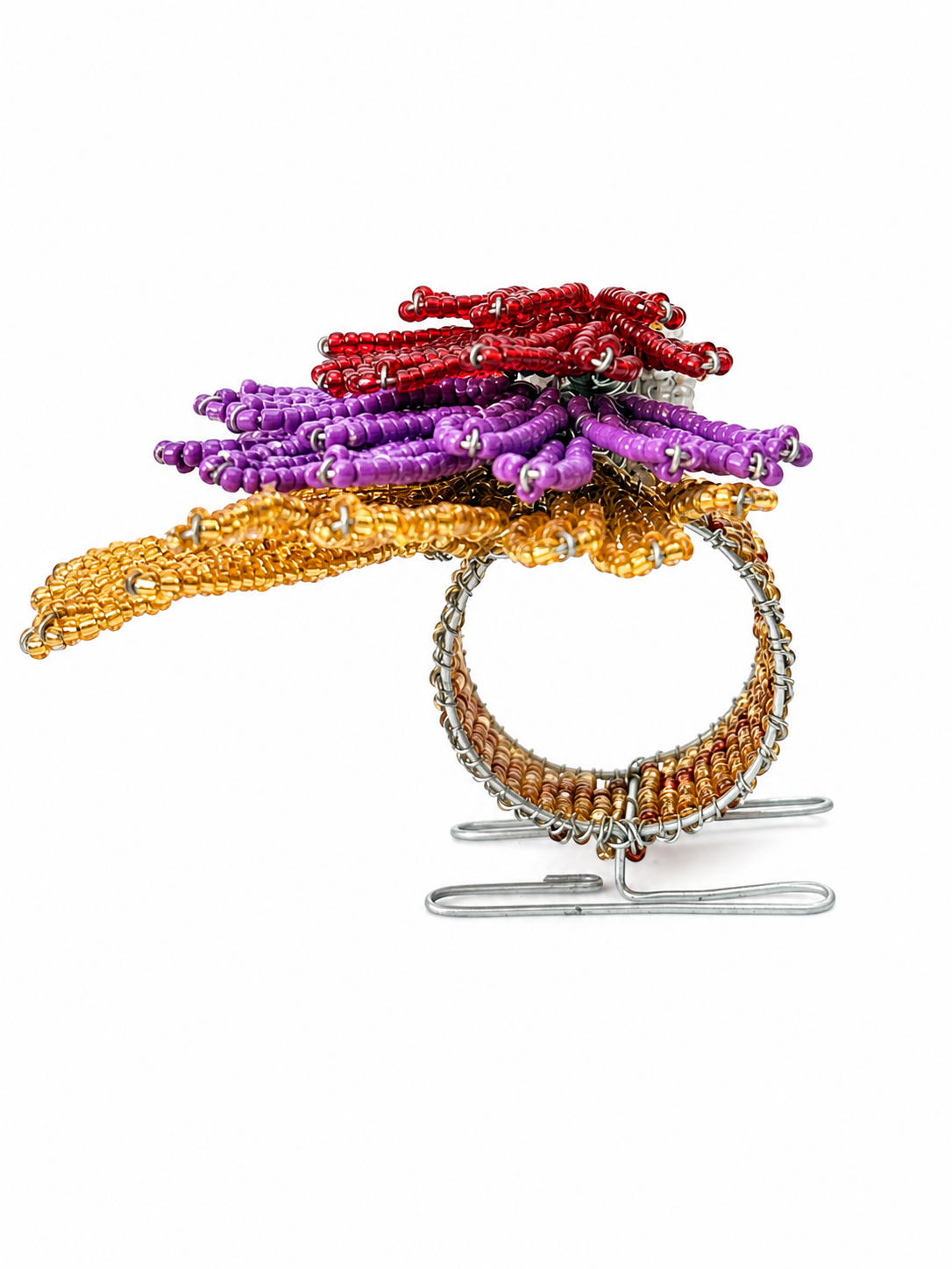 Beaded Bow Tie Napkin ring