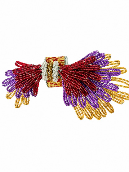 Beaded Bow Tie Napkin ring