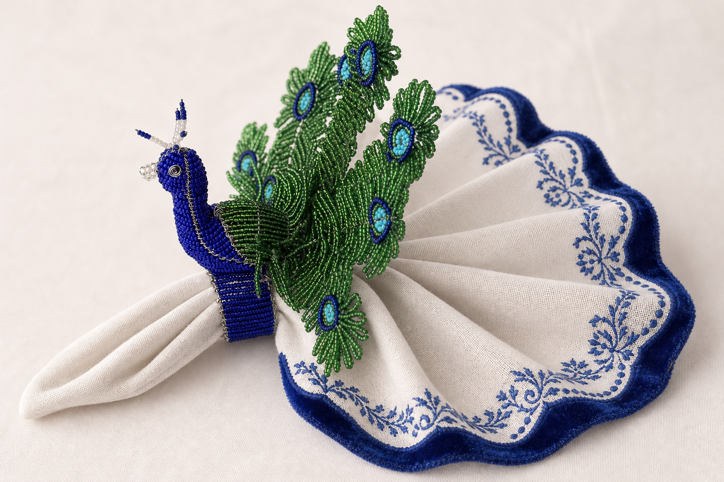 Peacock Napkin ring