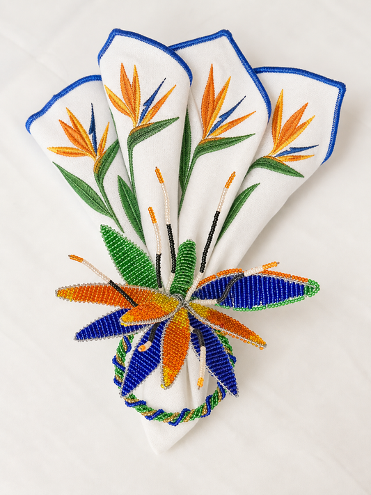 Bird of Paradise Napkin ring