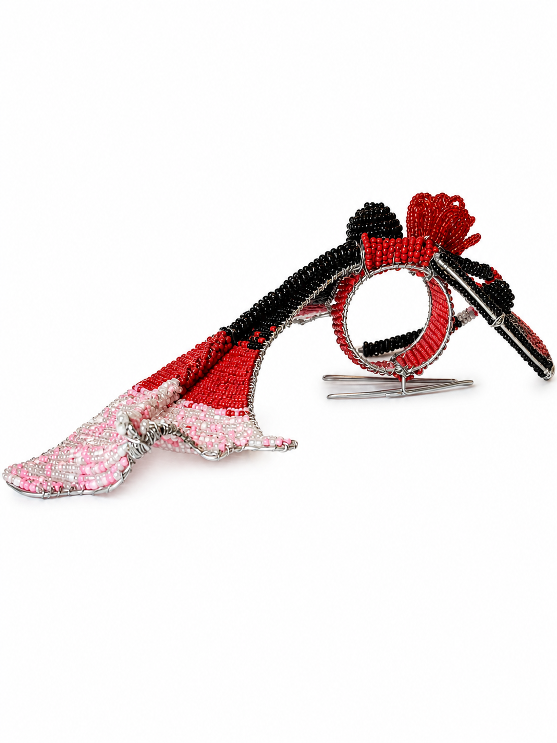 Lady in Red Napkin ring