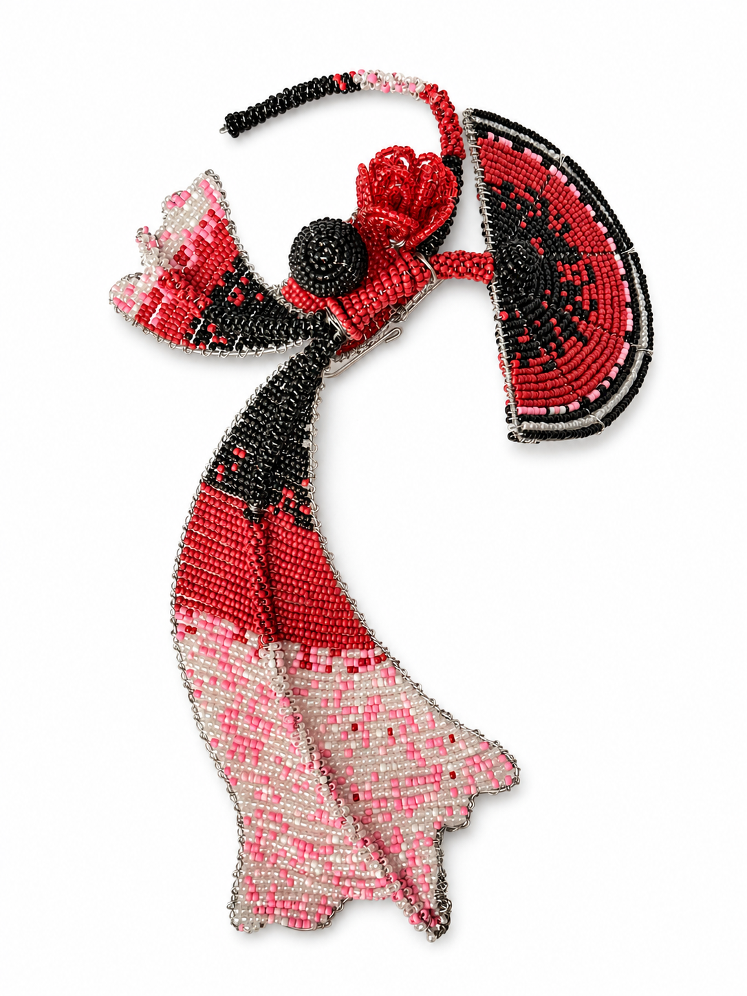 Lady in Red Napkin ring