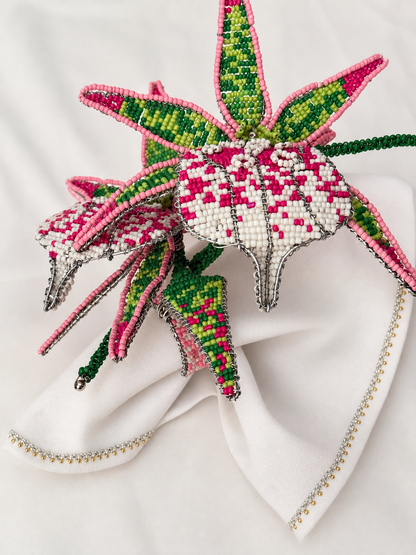 Stargazer Lily Napkin ring