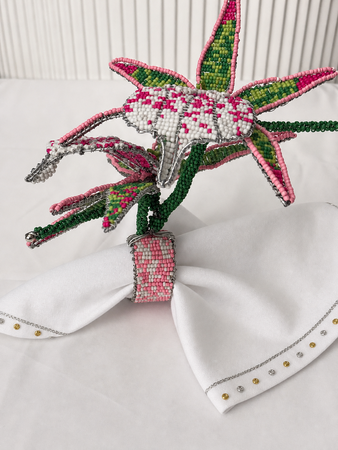 Stargazer Lily Napkin ring