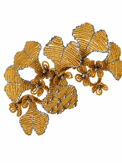Champagne Bloom Napkin ring