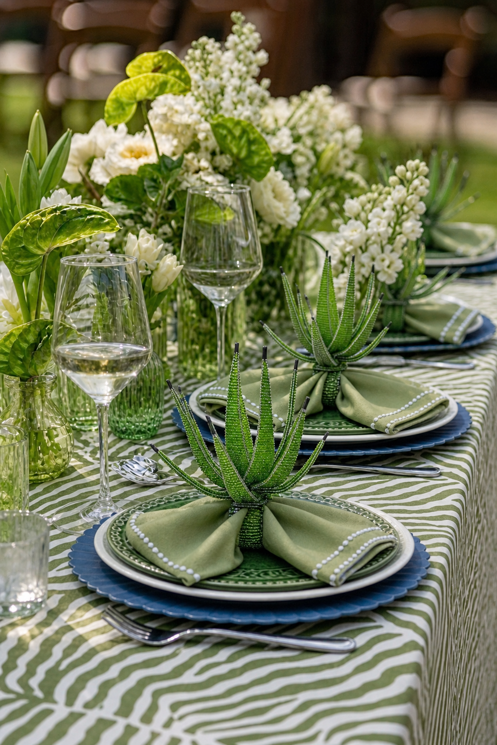 Aloe Napkin ring