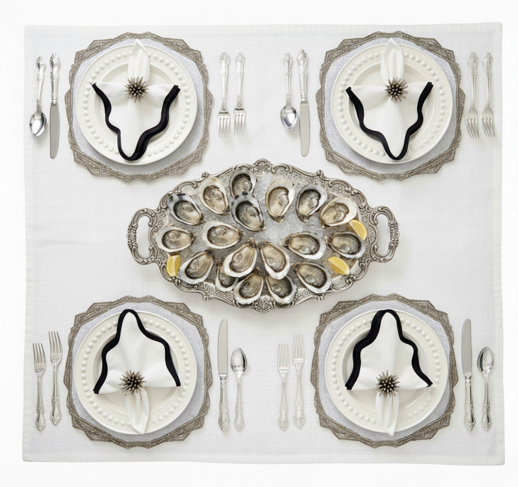 Amalfi Beaded Placemat , Set of 2