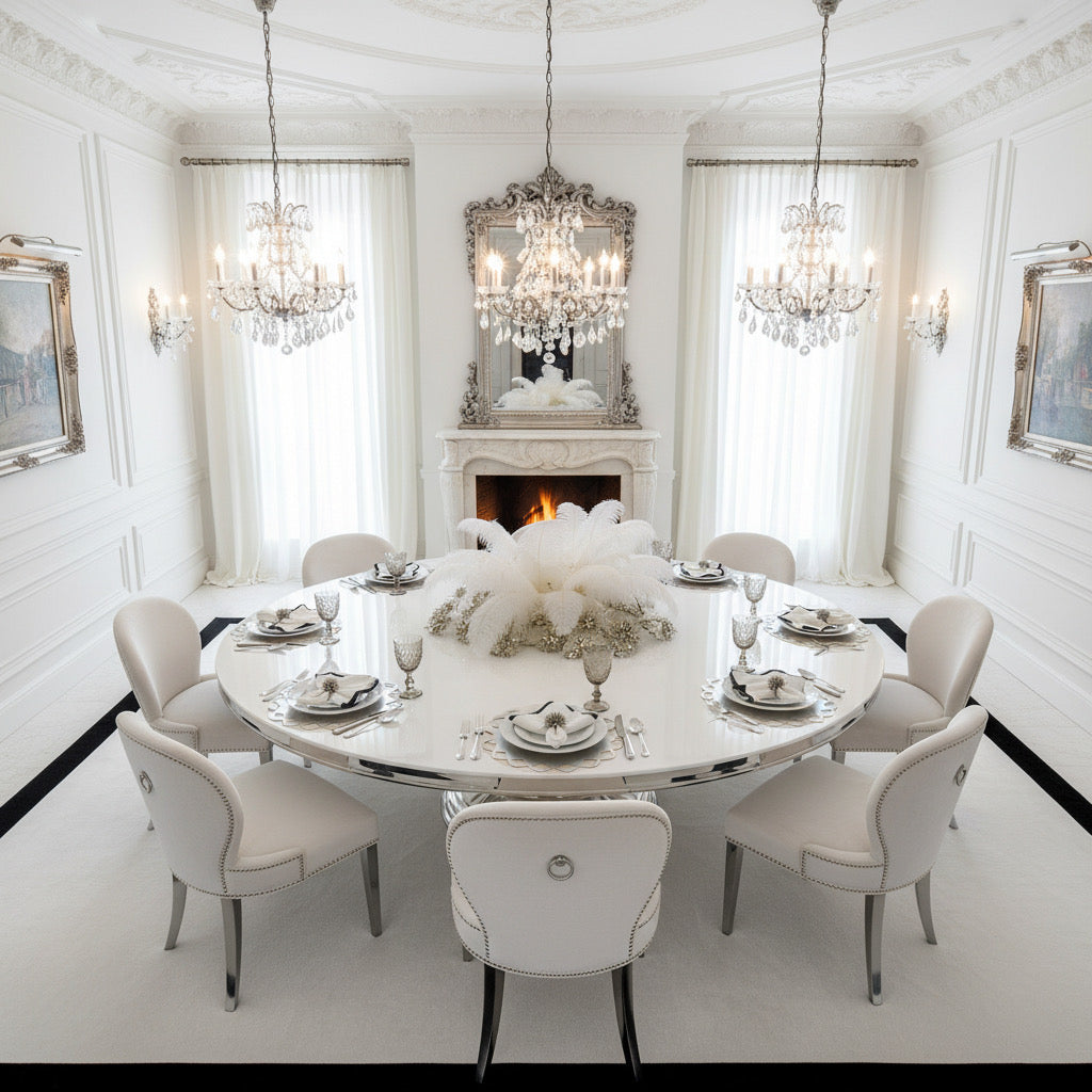 Star Placemat in Silver, Set of 4