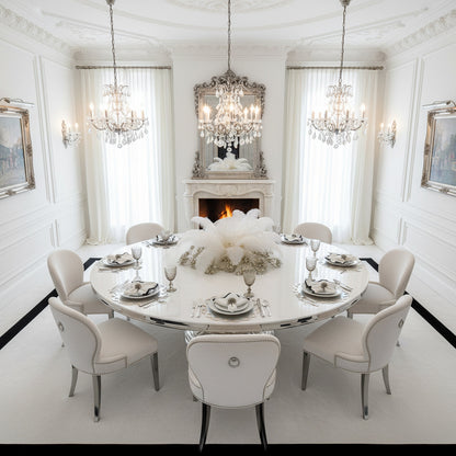 Star Placemat in Silver, Set of 4