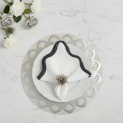 Star Placemat in Silver, Set of 4