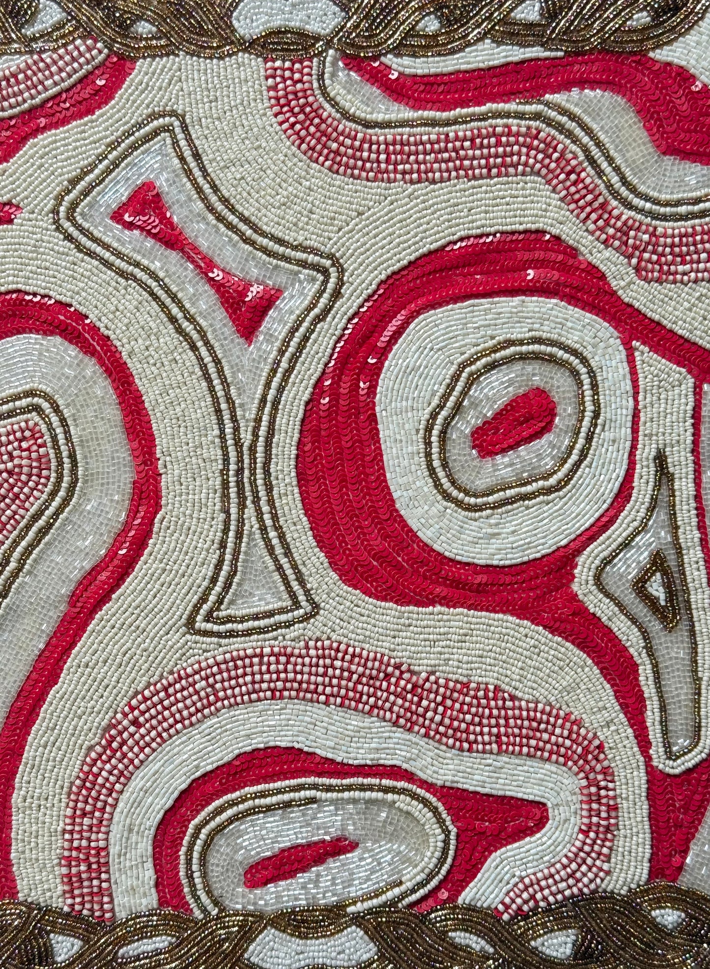 Sample Abstract Beaded Placemat x 1