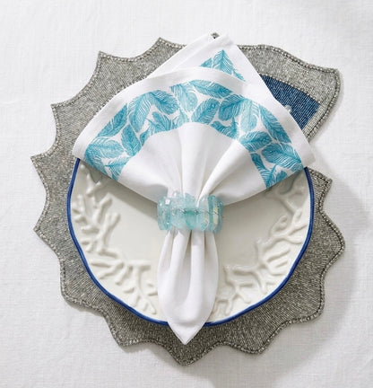 Reflection Beaded Placemat , Set of 2