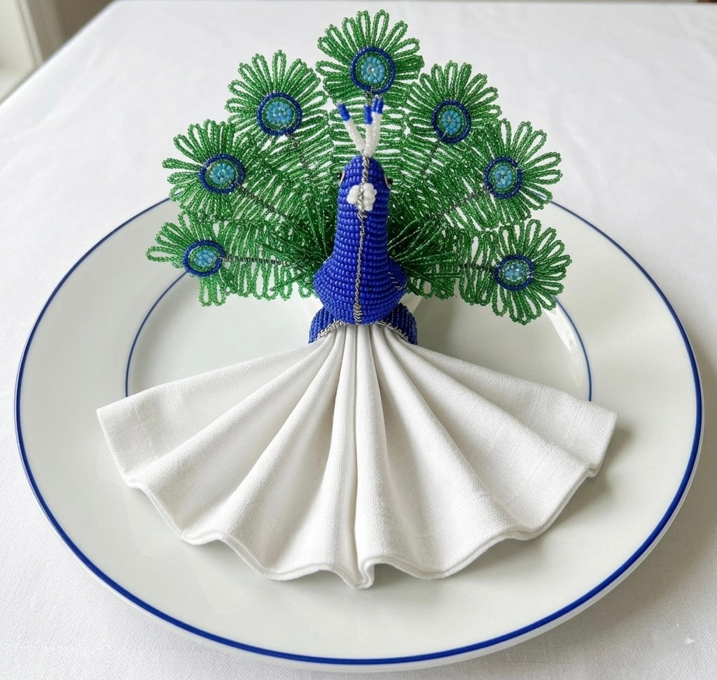 Peacock Napkin ring
