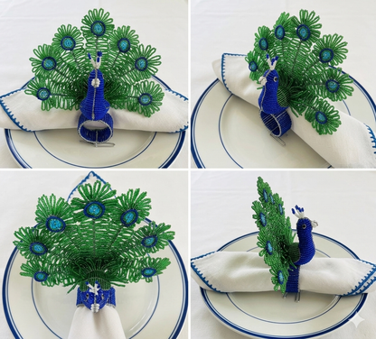 Peacock Napkin ring