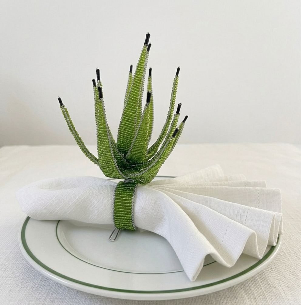 Aloe Napkin ring