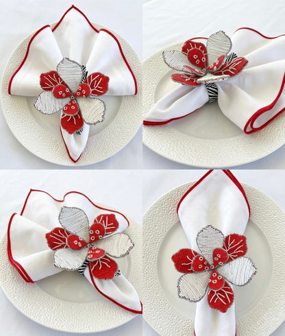 Hibiscus Napkin ring