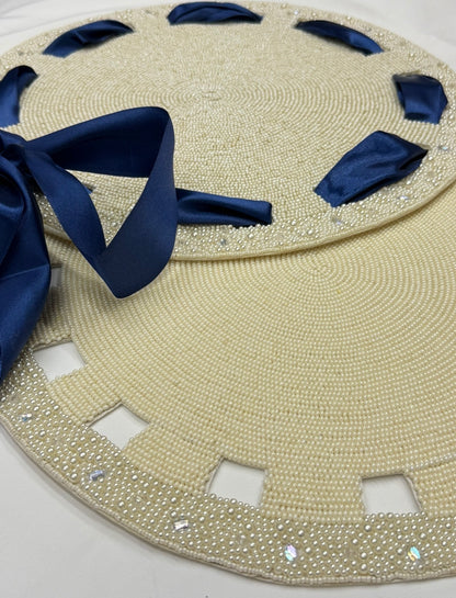 Sample Beaded placemat for Bow ribbons. x 1