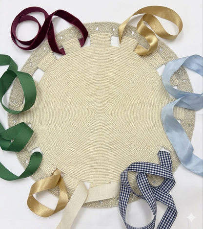 Sample Beaded placemat for Bow ribbons. x 1