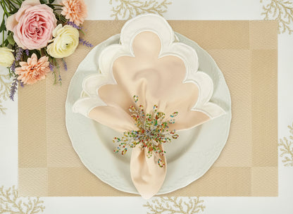 Ivory Rectangle Placemat, Set of 4