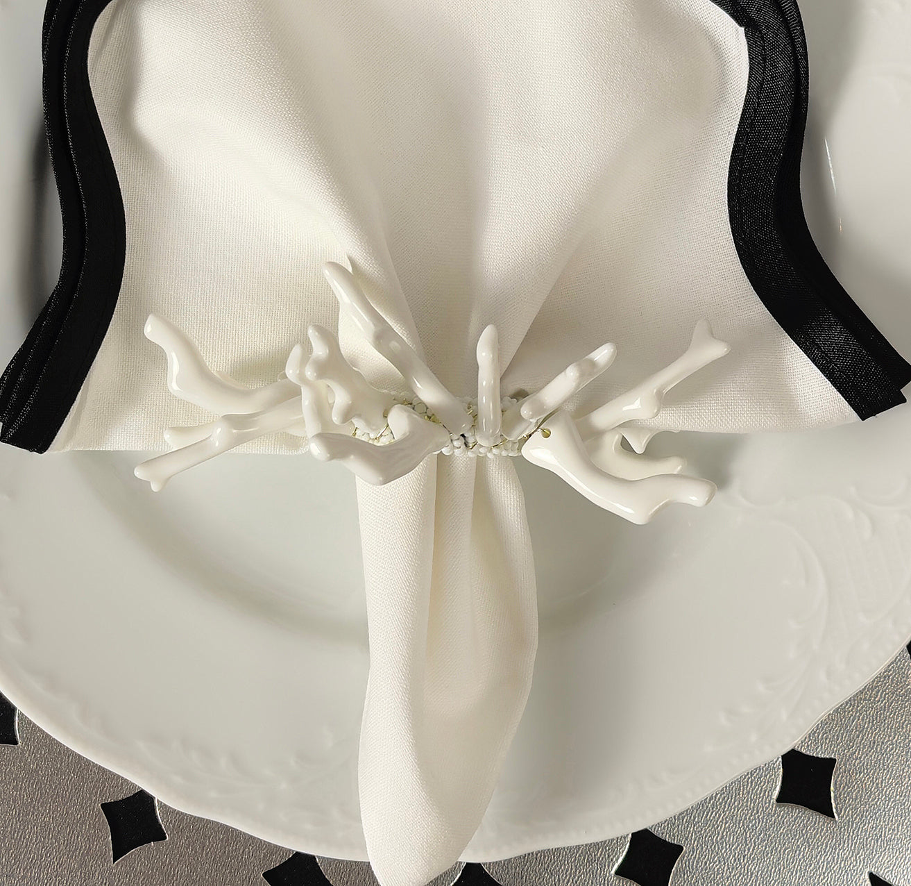 Maldives Napkin Ring, Set of 4