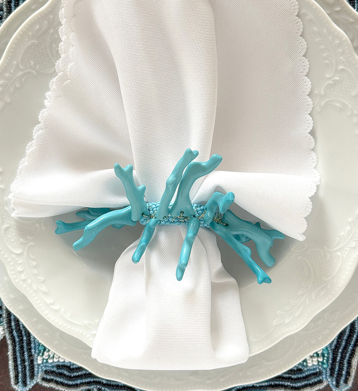 Maldives Napkin Ring, Set of 4