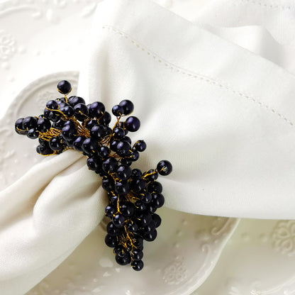 Midnight Napkin ring, Set of 4