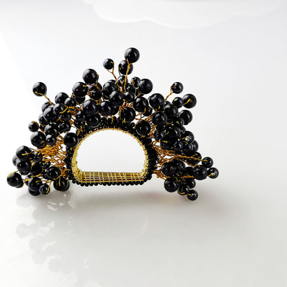 Midnight Napkin ring, Set of 4