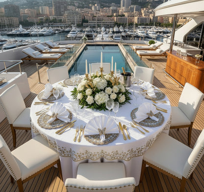 Monaco Beaded Placemat, Set of 2