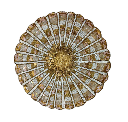 Monaco Beaded Placemat, Set of 2