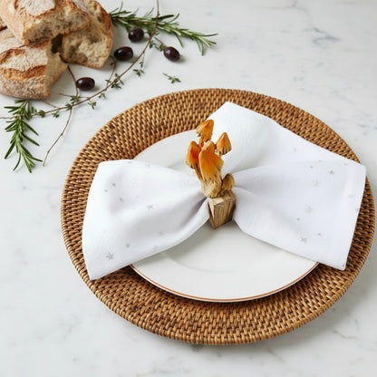 The Mushroom Napkin Ring, Set of 4