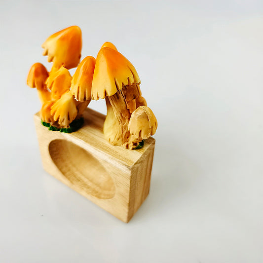 The Mushroom Napkin Ring, Set of 4