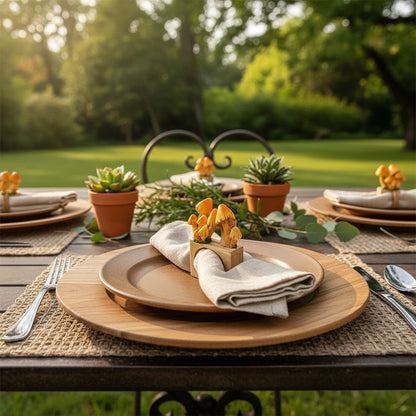 The Mushroom Napkin Ring, Set of 4