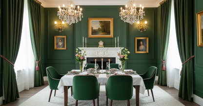 English Garden Beaded Runner , Set of 1