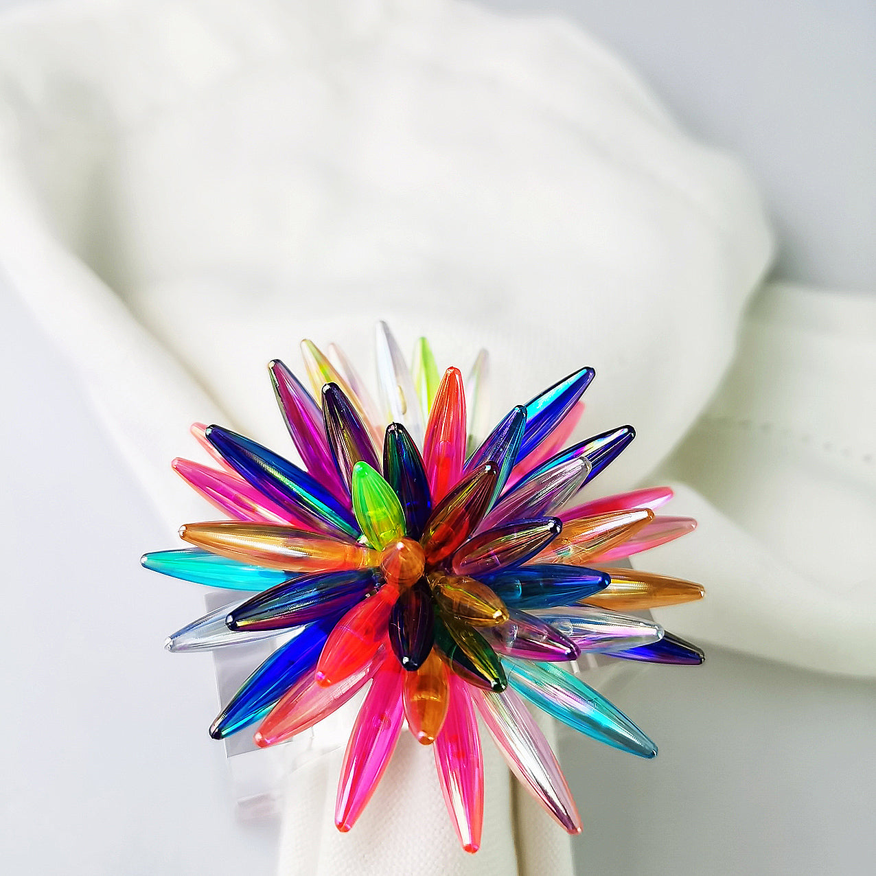 The Rainbow Napkin Ring, Set of 4