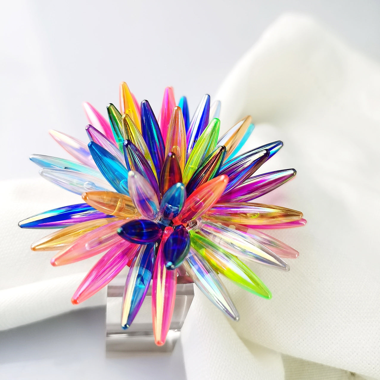 The Rainbow Napkin Ring, Set of 4
