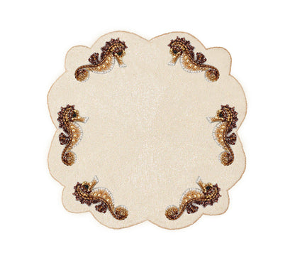 Seahorse Beaded Runner , Set of 1