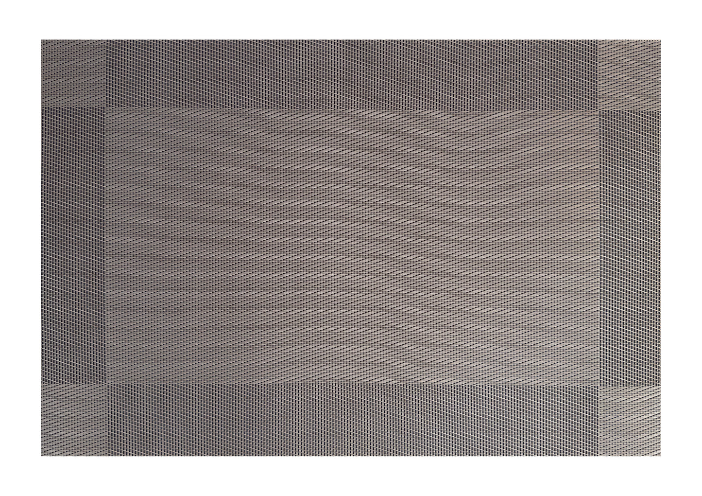 Dark Silver Rectangle Placemat, Set of 4
