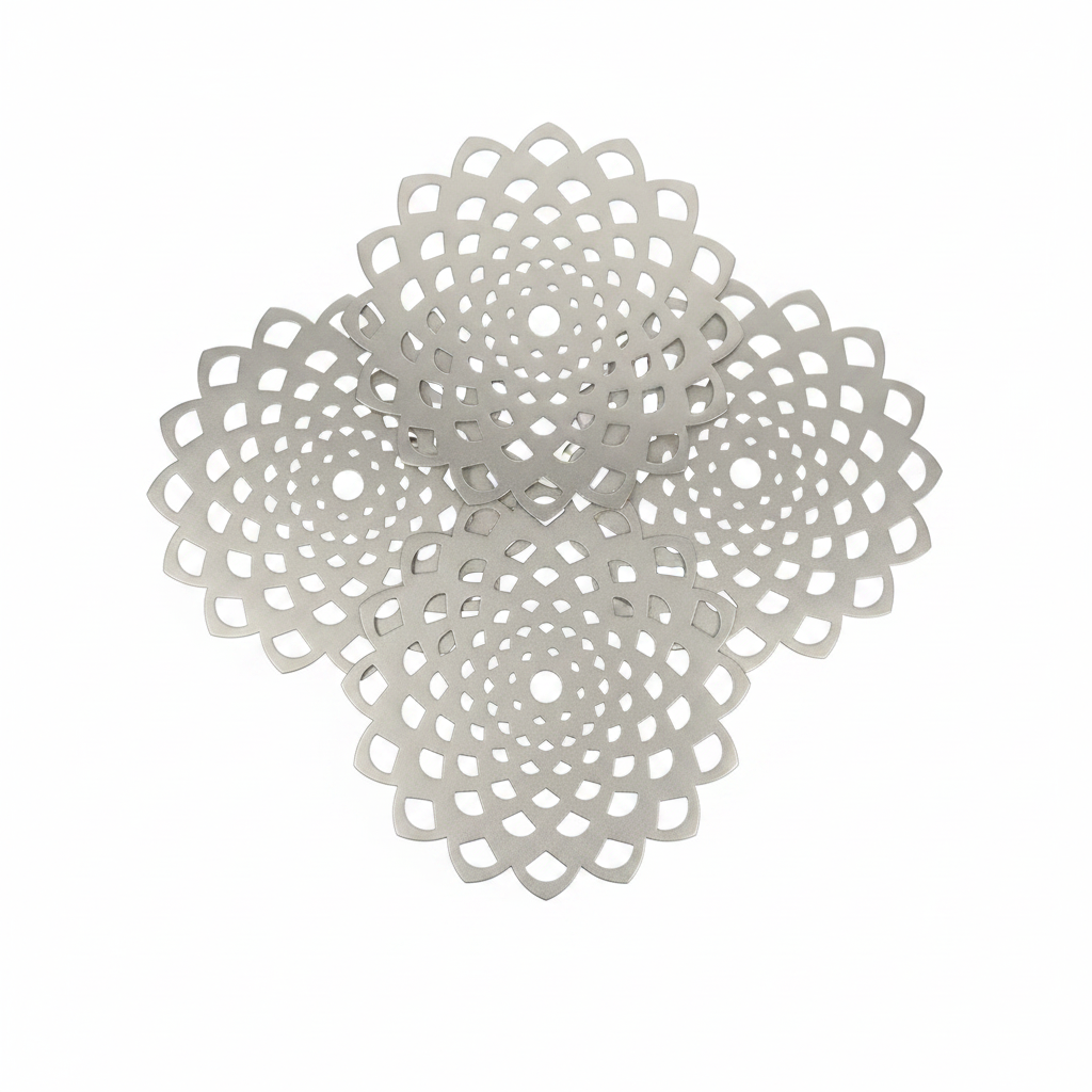 Samples Star Placemat in Silver, x 4