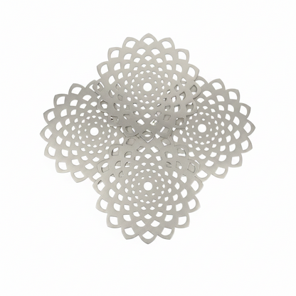 Samples Star Placemat in Silver, x 4