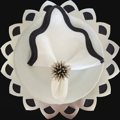 Star Placemat in Silver, Set of 4