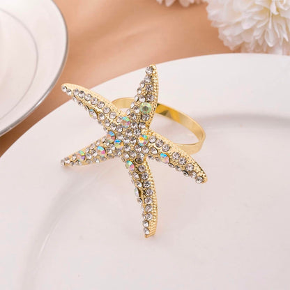 The Starfish Napkin Ring, Set of 4