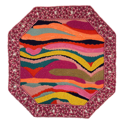 Starstruck Beaded Placemat, Set of 2