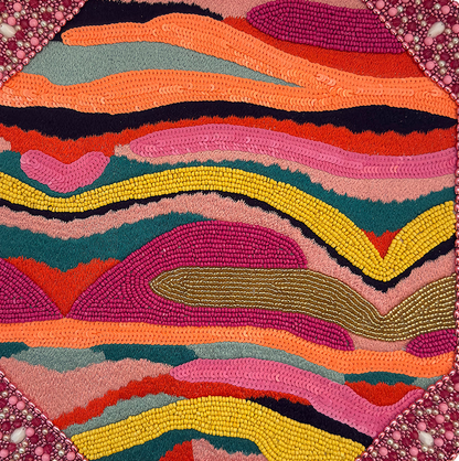 Starstruck Beaded Placemat, Set of 2